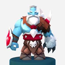 Handpaint Cartoon Nord Viking Mmo Rpg Character Rpg Character Mmo Cartoon