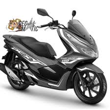 Striping Pcx Silver Honda Motors Motorcycle Stripe
