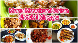 We did not find results for: Menu Masakan Sehari Hari Untuk Seminggu Masak Satu Minggu Ide Menu Seminggu Youtube