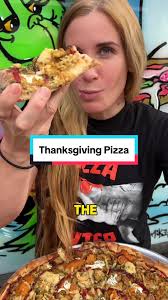 Found the best Thanksgiving pizza at @Pizza Fenice! Their Thanksgiving  pizza is a festive feast