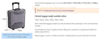 Ukuran Saiz Dan Berat Bagasi Penumpang Airasia Malaysia Airlines Yang Dibenarkan Dalam Pesawat Some Bullet For Your Head
