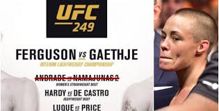 Rose namajunas title fight targeted for ufc 261 headliner. Ufc 249 Loses Co Main Event As Rose Namajunas Withdraws Mmanytt Com