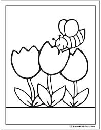 Bees play a critical role in sustaining life on our planet, as they pollinate a huge number of flowering plants. Bee Coloring Pages Hives Flowers And Honey