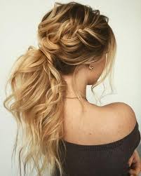 Prom Hairstyles Half Up Half Down Promhairstyles Promhairstylesforshorthair Promhairstylesforlon Medium Hair Styles Long Hair Styles Short Hair Styles Easy