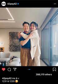 15.10.2021 · na španělském ostrově la palma, kde už od 19. Claire On Twitter Psy Posted Pictures With Taehyung On His Instagram Caption Me V 1231 1230 Dec 31 Psy S Birthday Dec 30 Taehyung S Birthday Https T Co Gpgzeuo6qz