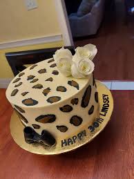 Leopard print birthday cake and animal print cupcakes! Leopard Print Cake Happy Sweet Occasions Bakery Facebook