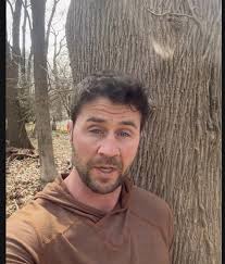 When I was very young my dad would shout up to me in the tree, "Don't  coming running to me if you fall out of that tree and break your legs..." |