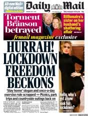 General election uk front pages. Daily Mail Uk Front Page For 7 May 2020 Paperboy Online Newspapers