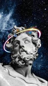Statue Galaxy Heykel Yildiz Planet Earth In 2020 Electricity Art Aesthetic Art Art Wallpaper Iphone
