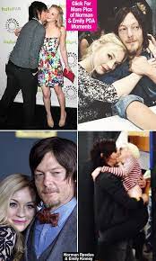 Despite what some sources might say, norman reedus and emily kinney are not dating. Emily Kinney Norman Reedus Pda Cutest Pics Of Walking Dead Romance The Walking Dead Walking Dead Characters Emily Kinney