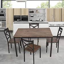 We did not find results for: Dporticus 5 Piece Dining Table Set Industrial Style Wood Table Set For Dining Room Kitchen Counter Height Table 4 Farmhouse Goals