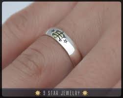 Sterling Silver Baha I Ringstone Symbol Ring Sizes 2 5 To 10 5 Brs5 Silver Silver Leaf Ring Sterling Silver