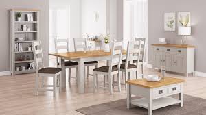 We have dining chairs with fabric. Dining Room Oak Furniture 100 Solid Oak Furniture Painted Oak Natural Oak Rustique Home Buy Today