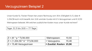 Dies sind grundsätzlich 4%/ jahr, wenn der schuldner eine privatperson ist, 5%/ jahr, wenn gläubiger und schuldner unternehmen sind. Wirtschaftliches Rechnen Ppt Herunterladen