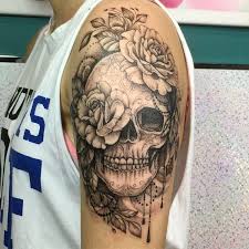 Feminine Skull Tattoos Skull Sleeve Tattoos Badass Tattoos