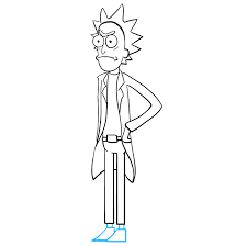 Rick And Morty Drawing Step By Step Rick And Morty Drawing Easy Drawings Drawing Tutorial Easy