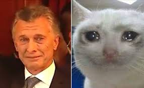 Resultado de imagen para FOTO DE MACRI LLORANDO MEMES