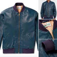 1950s Style Leather Bomber Jacket By Levi S Vintage Clothing His Knibs Jackets Men Fashion Bomber Jacket Vintage Outfits