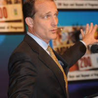 Museum Educator, Joseph Miechle staffs the front desk.