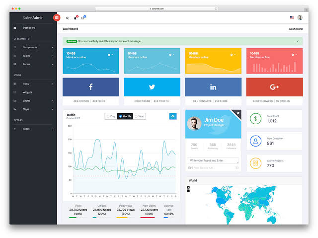 Pulse Analytics dashboard demo preview