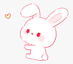 Rabbit Bunny Pink Cute Soft Aesthetic Pastel Rabbit Hd Png Download Discord Emote Transparent Kawaii Drawings Game Concept Art