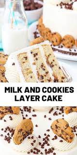 Milk And Cookies Layer Cake Dessert Recipes Delish Recipes Savoury Food