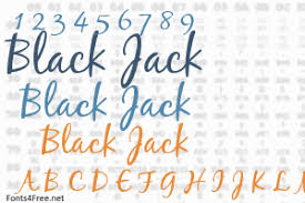 Black Jack Font  Fonts4free