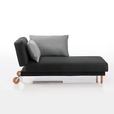 Liege Tam In Stoff Recamiere Chaiselongue Graue Kissen