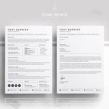 Cleaner resume + guide with examples to land your next job in 2020. Clean Resume Cv Template With Cover Letter Resumeinventor