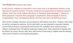 We did not find results for: Core Homework Writing A Sales Letter In This Chegg Com