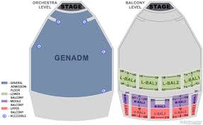 Seating Charts Tucson Music Hall