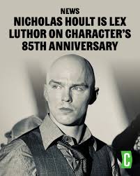 We need 85 cakes, STAT. 🎂 A new image of Nicholas Hoult as Lex Luthor has  dropped in celebration of the character's 85th anniversary. Hoult will star  as Lex in the upcoming