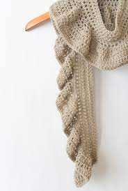 I used 200g of wool. Merino Crocheted Ruffle Scarf Pattern Mama In A Stitch