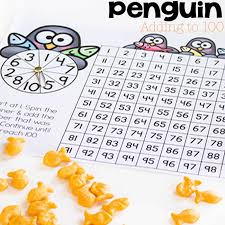 penguin addition to 100 with hundreds chart life over cs