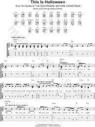 Green Day Wake Me Up When September Ends Fingerstyle This Is Halloween From The Nightmare Before Christmas Guitar Tab In A Minor Download Print Guitar Tabs Easy Guitar Tabs Nightmare Before Christmas