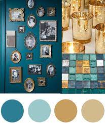 Dark teal bedroom ideas decor ideasdecor. Teal Gold Christmas Palette Polka Dot Bride Christmas Color Palette Living Room Color Schemes Room Color Schemes