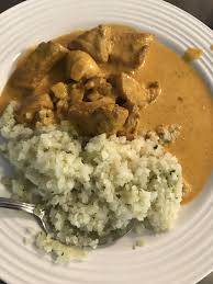 R Ketorecipes Made Butter Chicken With Cauliflower Rice Butter Chicken Healthy Recipes International Recipes