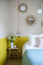 Nos Astuces En Photos Pour Peindre Une Piece En Deux Couleurs Archzine Fr Peindre Une Chambre A Coucher Deco Chambre Idee Peinture Chambre