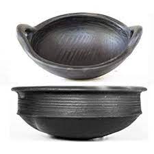 These antique vessels from guatemala made of clay, each have rounded forms with rustic, decorative texture on. Indian Black Clay Pots Indian Clay Pot Vtc Clay Pots