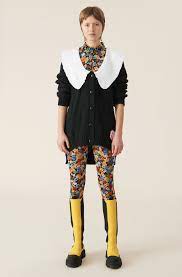 To create confident designs for the everyday. Cotton Robe Knit Cardigan Ganni Fi