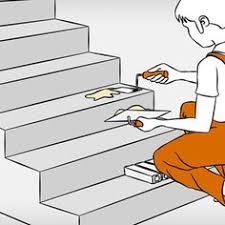 Verlegen sie nun die trittfliesen, indem sie zunächst den fliesenkleber mit einem entsprechenden spachtel auf treppenstufe und fliesenrückseite ziehen. 14 Treppe Fliesen Ideen Treppe Fliesen Treppe Betontreppe