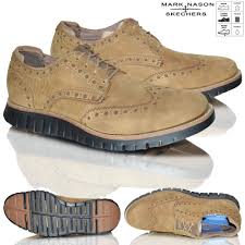 Skechers Mens Casual Comfort Oxford Style Memory Foam Outcider Desert Shoes Desert Shoes Shoes Dress Shoes Men