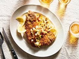 The Crispiest Pork Chops Giardiniera Not Optional Pork Schnitzel Crispy Pork Cutlets Recipes