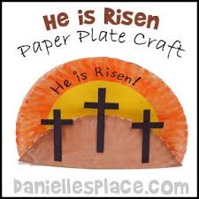 Basic materials for making a paper plate easter bunny. 12 Adorable Paper Plate Easter Crafts