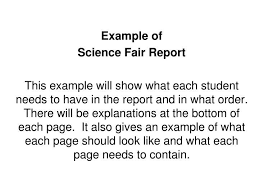 example of science fair report template how to do a medical case