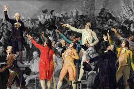 The tennis court oath (le serment du jeu de paume) by david. 20 June 1789 The Tennis Court Oath