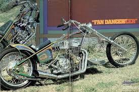 Fan Dancer CB750 chopper by Tommy Summers