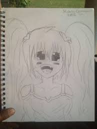 11 Year Old Daughter Practices Drawing Anime Drawing Practice Drawings Female Sketch