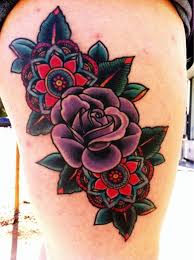 American Traditional Rose Tattoo Traditional Rose Tattoos Tattoos Trendy Tattoos