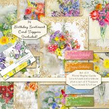 Here is how to create a digital business card for free download 11 premium digital visiting card templates. Floral Birthday Atc Aceo Card Toppers Card Making Decoupage Pastel Sentiments Victorian Instant Download Printable Digital Collage Sheet Kay Burton Artist